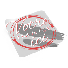 Load image into Gallery viewer, Autocollants électrostatiques carrés transparents à coins arrondis