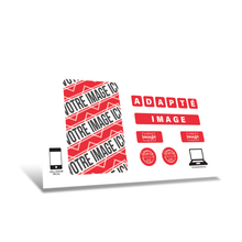 Load image into Gallery viewer, Autocollants rectangulaires pour appareils électroniques