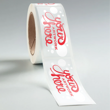 Load image into Gallery viewer, Clear Rectangle BOPP Roll Labels