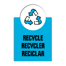 Load image into Gallery viewer, Autocollants Re.Source pour poubelle et bac de recyclage