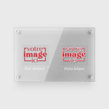 Load image into Gallery viewer, Autocollants électrostatiques rectangulaires transparents à coins arrondis