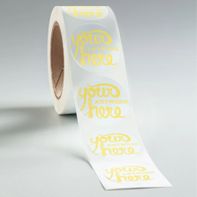 Load image into Gallery viewer, Clear Circle BOPP Roll Labels-2
