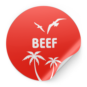 Beef 1" Label