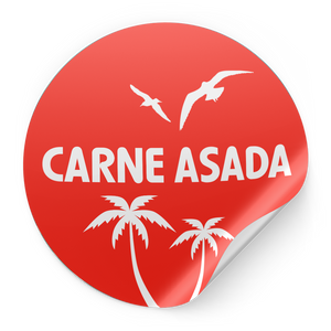 Carne Asada 1" Label