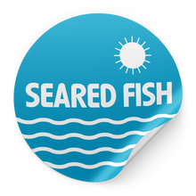 Load image into Gallery viewer, Seared Fish 1" Label
