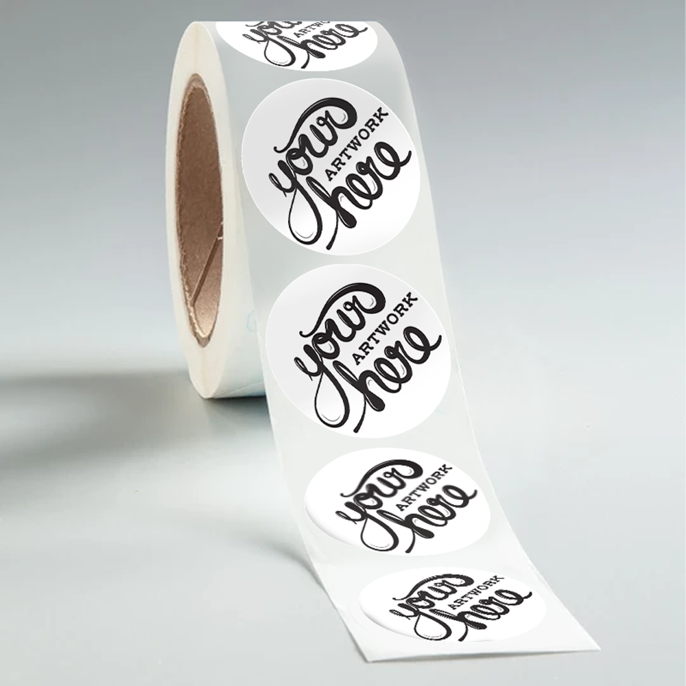 Circle Paper Roll Labels