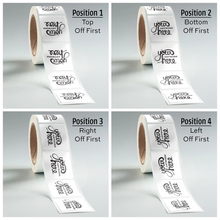 Load image into Gallery viewer, Clear Rectangle Waterproof Roll Labels
