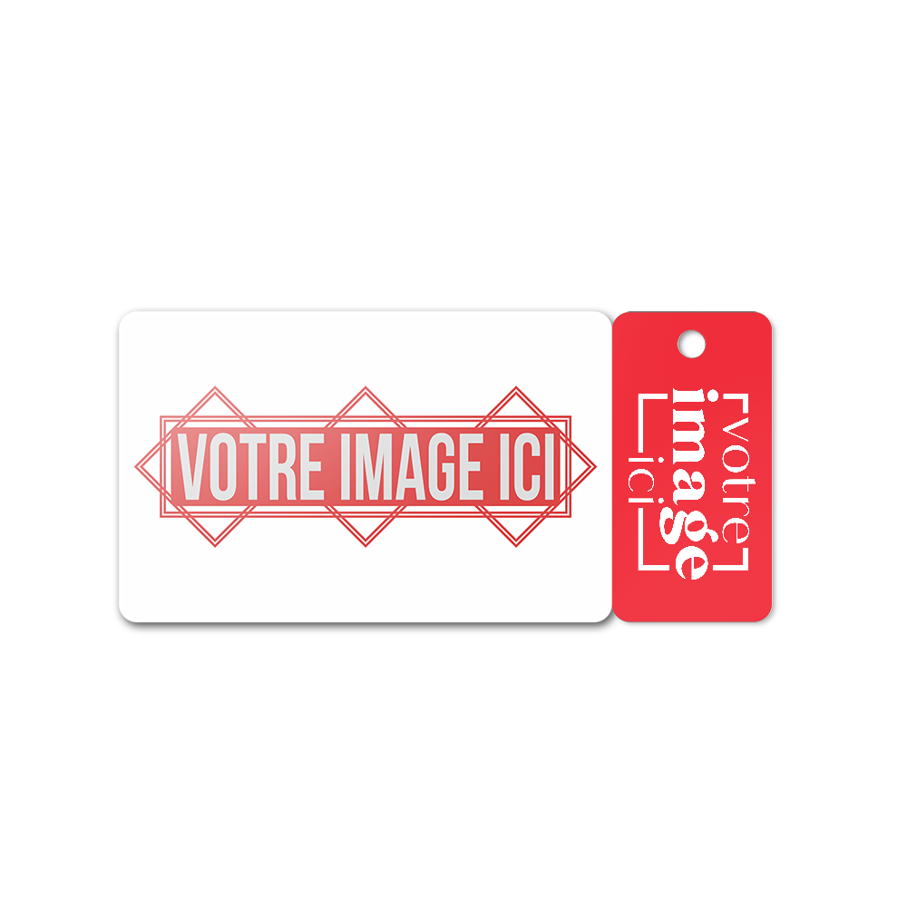 Cartes de luxe avec cartes porte-clés