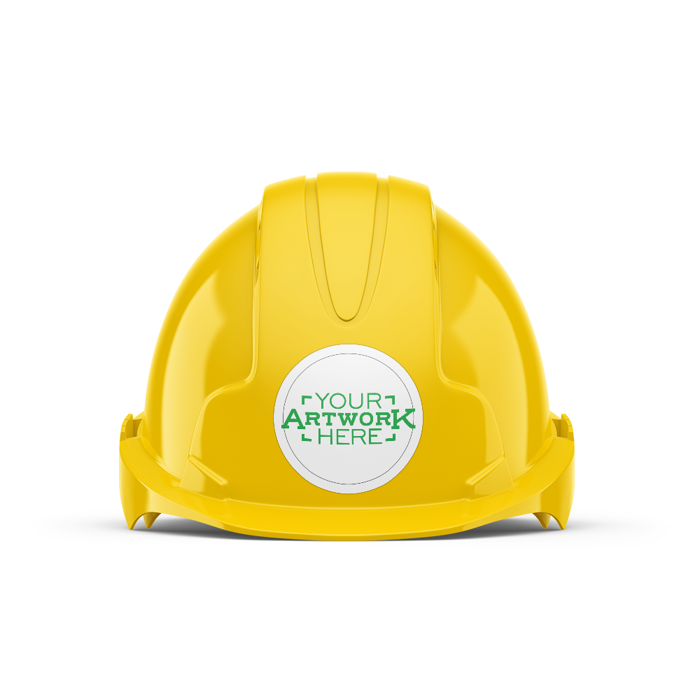 Circle Hard Hat Decals