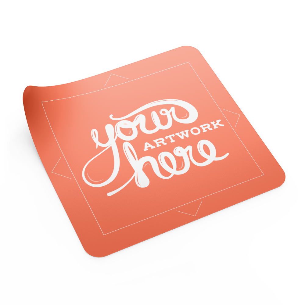 Round Corner Square Decals