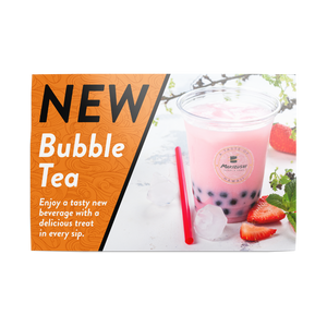 Bubble Tea Window Cling